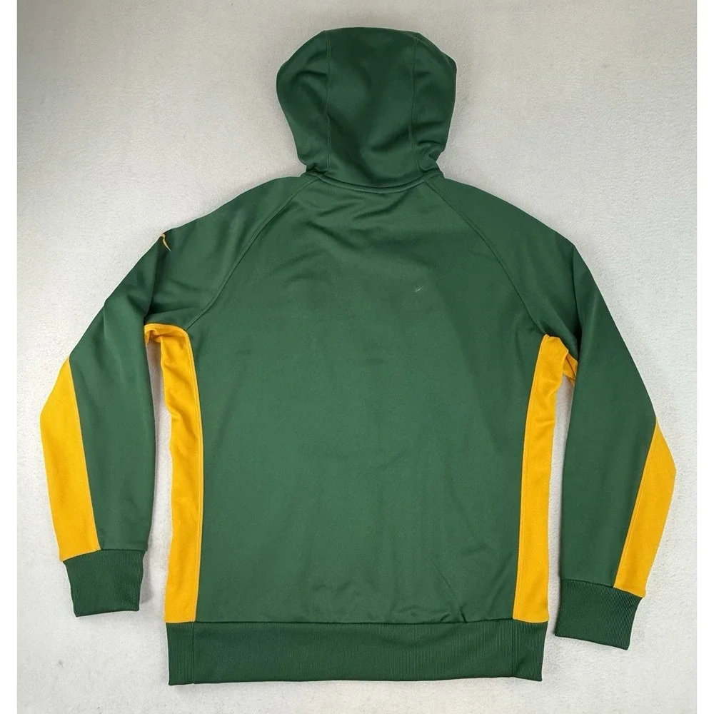 Nike‎ St Norbert College Scoop Hoodie Womens Size XXL Green Knights Full Zip
